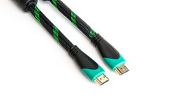 Купити Відео кабель PowerPlant HDMI (M) - HDMI (M), 2.0V, 30AWG, 4К Ultra HD, 5м (KD00AS1248) в Україні
