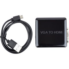 Купить Конвертер PowerPlant VGA+R/L в HDMI (HDCVGA01-M) (CA912681) в Украине