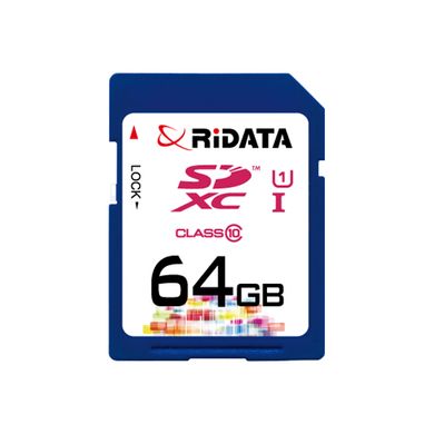 Купити Карта пам'яті RiDATA SDXC 64GB Class 10 UHS-I (FF960213) в Україні