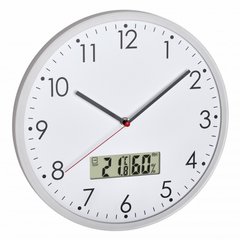 Купить Часы настенные с цифровым термометром и гигрометром TFA 60304802 в Украине