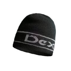 Купити Шапка водонепроникна Dexshell Beanie Reflective Logo чорна з лого L/XL 58-60 см в Україні