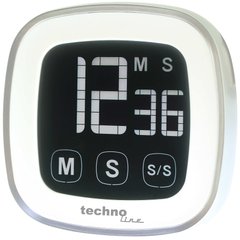 Купити Таймер кухонний Technoline KT400 Magnetic Touchscreen White (KT400) в Україні