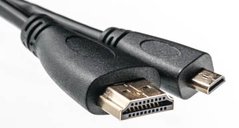 Купити Відео кабель PowerPlant HDMI - micro HDMI, 0.5м, позолочені конектори, 1.3V (KD00AS1241) в Україні