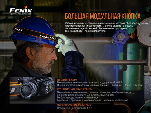Купити Ліхтар налобний Fenix HM70R в Україні