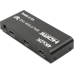 Купить Сплиттер PowerPlant HDMI 1x2 V2.0, 3D, 4K/60hz (HDSP2-V2.0) (CA912476) в Украине
