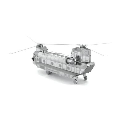 Купить Металлический 3D конструктор "Военно-транспортный вертолет CH-47 Chinook" Metal Earth MMS084 в Украине