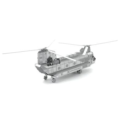 Купить Металлический 3D конструктор "Военно-транспортный вертолет CH-47 Chinook" Metal Earth MMS084 в Украине