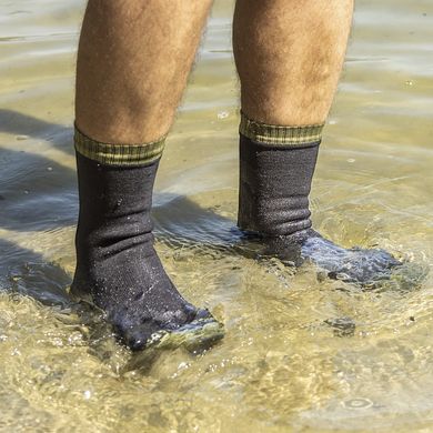 Купити Шкарпетки водонепроникні Dexshell Thermlite, p-p S, з зеленою смужкою в Україні