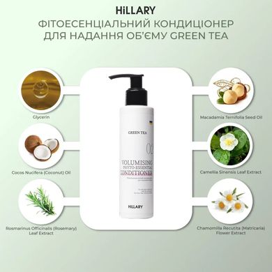 Купити Набір комплексного догляду за жирним типом волосся Hillary Perfect Hair Green Tea в Україні
