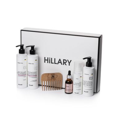 Купити Набір комплексного догляду за жирним типом волосся Hillary Perfect Hair Green Tea в Україні