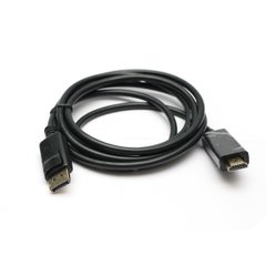 Купити Відео кабель PowerPlant HDMI - DisplayPort, 1.8м, позолочені конектори, 1.3V (KD00AS1237) в Україні