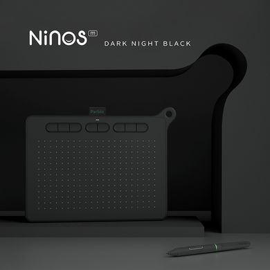 Купити Графічний планшет Parblo Ninos M, чорний (NINOSM) в Україні