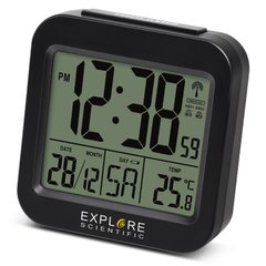 Купить Часы настольные Explore Scientific Compact RC Alarm Black (RDC1008CM3000) в Украине