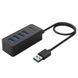 USB-хаб ORICO USB 3.0 4 порта (W5P-U3-100-BK-PR) CA911264