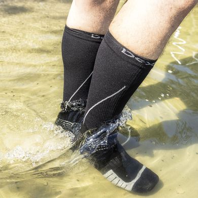 Купити Шкарпетки водонепроникні Dexshell Compression Mudder, р-р XL, сірі в Україні