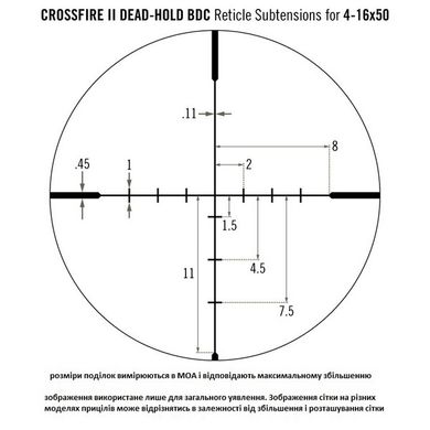 Купити Приціл оптичний Vortex Crossfire II 6-24x50 AO BDC (CF2-31045) в Україні