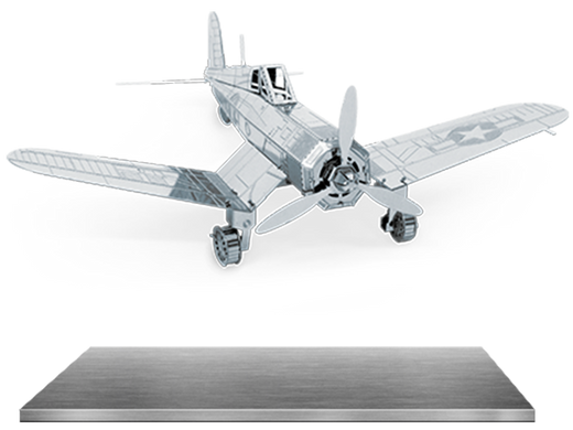 Купить Металлический 3D конструктор "Самолет F4U Corsair" Metal Earth MMS035 в Украине
