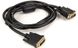 Відео кабель PowerPlant DVI-D 24M-24M, 1.5m, Double ferrites, чорний CA910854