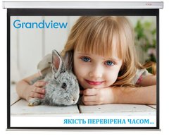 Купити Екран для проектора GrandView EL-M220(4:3)WM9, моторизований , 447x335 в Україні
