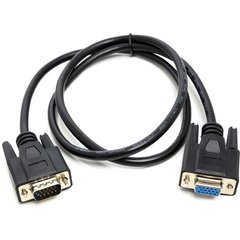 Купить Видео кабель PowerPlant VGA(M) - VGA(F), 1 м (CA911967) в Украине