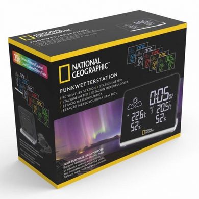 Купити Метеостанція National Geographic Multi Colour Wireless Black (9070500) в Україні