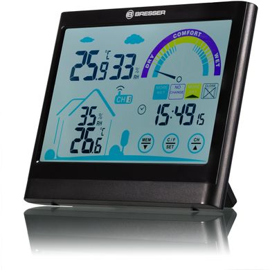 Купити Термометр-гігрометр Bresser VentAir (Black) (7007402) в Україні