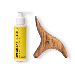 Купити Масажер гуаша Bird Guasha Tool Bird + Антицелюлітна суха олія Хimenia Body Oil в Україні