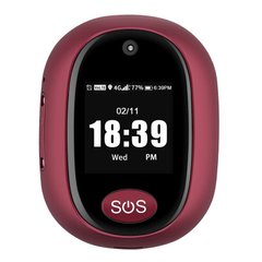 Купить GPS трекер брелок 4G для детей и пожилых людей, с камерой, экраном, кнопкой SOS, аудиозвонком, шагомером VJOYCAR RF-V45 в Украине