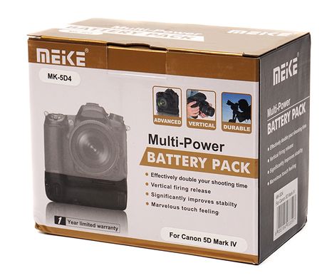 Купити Батарейний блок Meike Canon 5D MARK IV (Canon BG-E20) (BG950041) в Україні