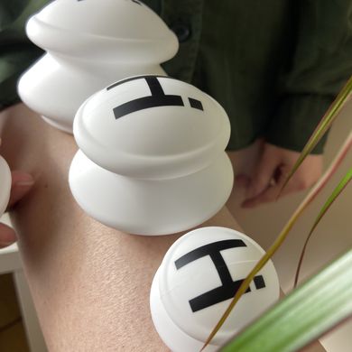Купити Набір вакуумних банок для масажу тіла HiLLARY в Україні