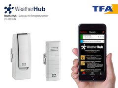Купити Температурна станція для смартфонів WeatherHub SmartHome System Set1 TFA 31400102 в Україні