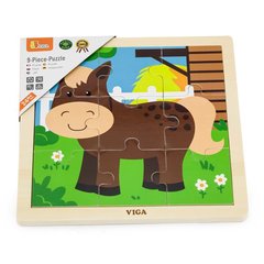 Купити Дерев'яний пазл Viga Toys Коник, 9 ел. (51439) в Україні