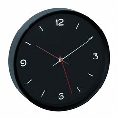 Купити Настінний годинник TFA 60305601 Sweep, чорний, d=309x50 мм в Україні