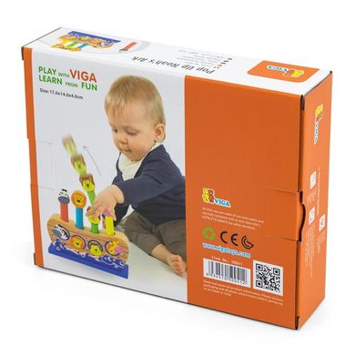 Купити Дерев'яний сортер Viga Toys Веселий ковчег (50041) в Україні