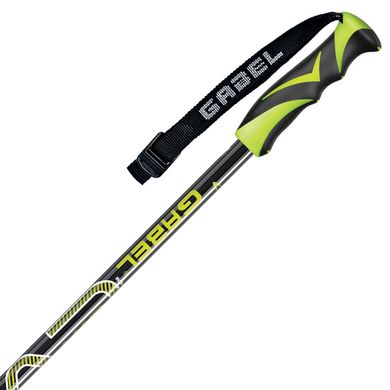 Купить Палки лыжные Gabel CVX Black/Lime 130 (7008140071300) в Украине