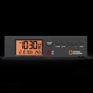 Купить Годинник National Geographic Thermometer Flashlight Black (Special Offer) в Украине