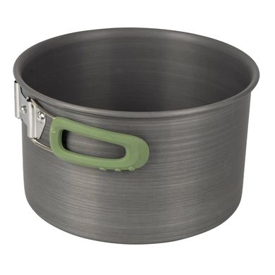 Купити Набір посуду Bo-Camp Explorer 4 Pieces Hard Anodized Grey/Green (2200244) в Україні