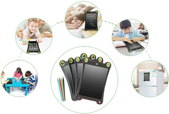 Купить LCD планшет для записей PowerPlant 8.5" в форме лягушки, розовый (NYWT085CP) в Украине