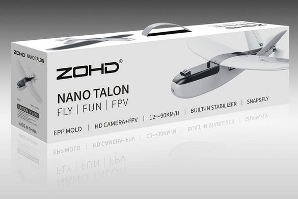 Купить Самолет FPV на радиоуправлении ZOHD Nano Talon (PNP) в Украине