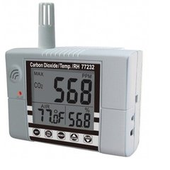 Купить Стационарный газовый детектор/термогигрометр (СО2, RH, T) RS-232 AZ-77232 в Украине