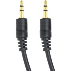 Купити Аудіо кабель PowerPlant 3.5 мм M-M, 1.5м (CA911028) в Україні