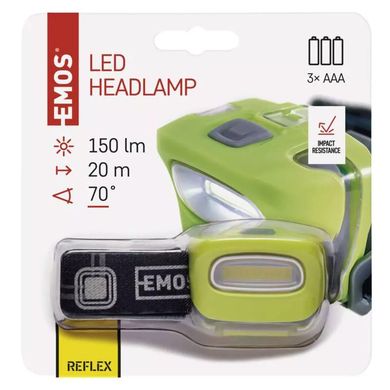 Купити Ліхтарик на голову Emos P3528 COB LED, 150 lm, 3xAAA в Україні