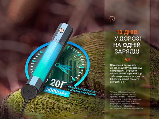 Купить Фонарь ручной Fenix ​​E-CP черный в Украине