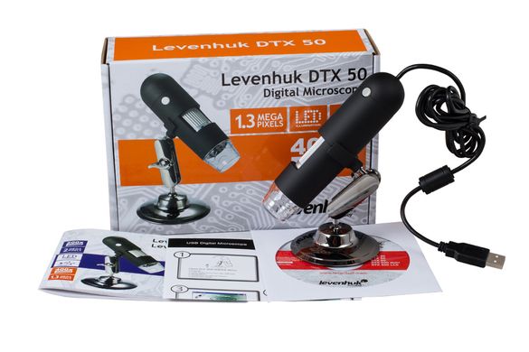 Купити Мікроскоп цифровий Levenhuk DTX 50 в Україні