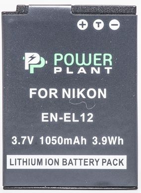Купити Акумулятор PowerPlant Nikon EN-EL12 1050mAh (DV00DV1242) в Україні