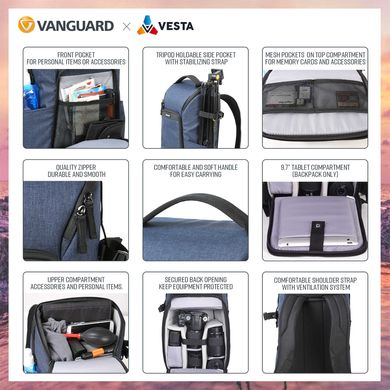 Купить Рюкзак Vanguard Vesta Aspire 41 Gray (Vesta Aspire 41 GY) в Украине