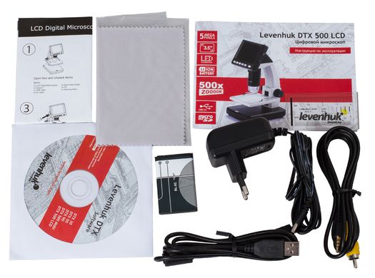 Купити Мікроскоп цифровий Levenhuk DTX 500 LCD в Україні