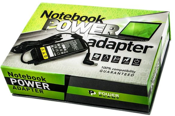 Купить Адаптер для ноутбука PowerPlant TOSHIBA 220V, 15V 75W 5A (6.3*3.0) (TO75C6330) в Украине