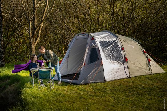Купить Палатка четырехместная Easy Camp Huntsville 400 Green/Grey (120406) в Украине