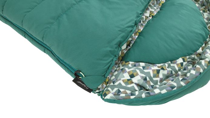 Купить Спальный мешок Outwell Camper Supreme/-9°C Петролево-синий Левый (230352) в Украине